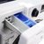 三星（SAMSUNG） WW12H8420EW/SC12公斤 炫蓝大视窗滚筒洗衣机（白色） 智能精控减震技术第3张高清大图