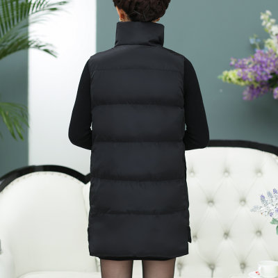 婉荷2017秋冬装新款中老年女装妈妈装中长款