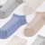 南极人男士袜子五双装船袜短棉祙夏季浅口薄款隐形春夏防滑透气袜(船袜斑马线条 均码)第5张高清大图