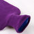 好又惠PVC材质注水式热水袋传统形红色绒布外套热水袋 2.0L(紫色)第3张高清大图