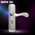 固特GUTE 304不锈钢室内房门锁执手锁具 适合门厚度（35-40mm）(拉丝钢 不锈钢单门锁)第2张高清大图
