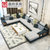 曲尚(Qushang) 沙发 布艺沙发 现代时尚可拆洗沙发 大小户型储物沙发组合(升级旗舰版/六件套)第2张高清大图