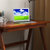 明佳友 现代北欧实木 书桌 带抽屉写字台日式小户型办公桌家用电脑桌1米/1.2米SZ002(出口版1.2m单桌+椅子 虎斑色)第4张高清大图