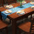 明佳友餐桌 长方形西餐桌 实木餐桌椅组合 欧式地中海风情 现代简约桌子 餐桌椅套装M620(胡桃色 一桌八椅/1.38米)第4张高清大图