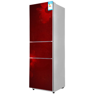 美的（Midea）BCD-216TGSMQA冰箱（花韵红）