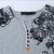 2018新款男装大码V领长袖T恤男士青年弹力花领英伦纯棉保罗polo衫  J11778(白色 XL)第4张高清大图