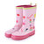 卡通儿童雨鞋粉红猪佩佩猪雨靴女童儿童防滑水鞋宝宝雨靴小孩时尚雨鞋(粉色单雨鞋 36码（内长24.0cm）)第2张高清大图