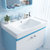 JOMOO九牧  PVC浴室柜组合 洗脸盆洗漱台洗手池A2212(宜家风浴室柜（80cm）)第4张高清大图