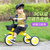 永久 （FOREVER）儿童三轮车婴幼儿脚踏车1-2-3岁手推车宝宝单车小孩玩具车童车男女宝宝自行车(黄色)第3张高清大图