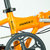 DAHON大行 铝合金D8碟刹版20寸8速折叠自行车 KBA083(橙色 20英寸)第5张高清大图