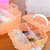 有乐创意三层可拆卸塑料透明收纳箱小物件杂物首饰盒 药盒zw6010(玫红)第3张高清大图