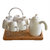 陶瓷水具咖啡壶整套创意结婚茶具茶壶咖啡礼物杯架茶盘耐热礼盒托盘欧式水具凉水(单个壶)第5张高清大图