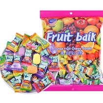 ADM果超水果软糖500g散装喜糖马来西亚进口混合糖果过年货小零食(大白兔奶糖227g)