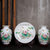 景德镇陶瓷器三件套小花瓶现代中式客厅电视柜插花工艺品装饰摆件(安居乐业)第5张高清大图