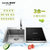 Aomite/澳米特 HY-XWJ-002水槽洗碗机全自动家用嵌入式三合一刷碗机(黑色)第2张高清大图