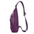 瑞士军刀单肩包书包 苹果iPad mini平板背包 男女休闲款运动斜挎包胸包(紫色)第3张高清大图