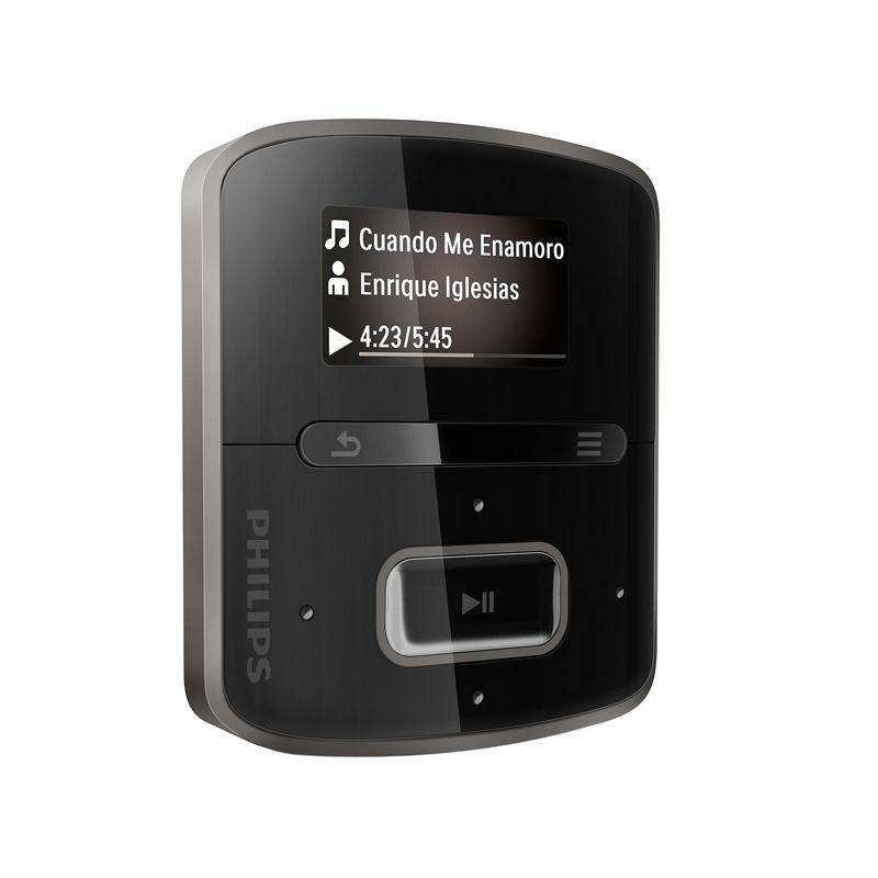 飞利浦 sa3rga04ks/93 mp3数码播放器(炫酷黑)(4g)