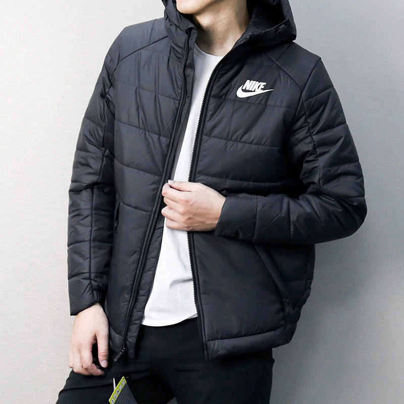 nike耐克男装2017新款男子运动保暖休闲棉衣外套861787010