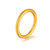 ARMASA阿玛莎硬金黄金足金999三生三世光圈光面戒指素圈戒指一款三戴送女友情人老婆老公父母礼物附检测证书(金色)第5张高清大图