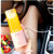 奥克斯（AUX）榨汁机家用水果小型便携式学生榨汁杯电动充电迷你炸果汁机HX-BL90(粉色 经典双杯)第4张高清大图