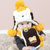秋冬韩版儿童加绒毛线帽男童女童0-3-6-12个月婴儿围巾2件套宝宝帽子1-2岁(桔色)第2张高清大图