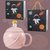 创意ins星空宇航员礼物水杯卡通陶瓷马克杯带盖勺家用牛奶咖啡杯kb6(灰宇航员+勺盖(礼盒加袋))第3张高清大图