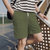 富贵鸟 FUGUINIAO 短裤男2018夏季新款时尚休闲五分裤 18048FGK92(绿色 3XL)第2张高清大图