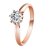 梦克拉18K玫瑰金0.5克拉钻石戒指 结婚女戒若伊第4张高清大图