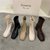 SUNTEK高跟小众设计马丁靴女鞋2021年新款白色短靴弹力瘦瘦靴春秋单靴子(37 米白色升级版 （90%买家选择）)第2张高清大图