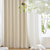 JDS136 全遮光遮热保温环保窗帘日式现代简约客厅卧室书房(米色)第3张高清大图