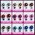 AIF春夏季新款耳钉 糖果UV系列 时尚配饰 日韩风(UV系列-咖啡色)第4张高清大图