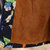 婉荷2017冬装新款中老年女装妈妈装印花带帽中长款棉衣羊羔绒加绒加厚印花棉服中年女士棉袄(5号色 XL(建议95-115斤))第4张高清大图