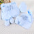 贝吻婴儿礼盒纯棉服饰11件套婴儿内衣套装礼盒B1016(蓝色 59)第3张高清大图