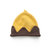 秋冬宝宝毛线帽子婴儿针织帽子42-50cm(帽围50cm 黄色)第5张高清大图