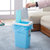家用厨房垃圾桶12L 手按摇盖垃圾桶篓卧室卫生间客厅长方形彩色垃圾筒 米白-摇盖款(咖啡-弹盖款)第4张高清大图