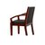 永岩钢木 木质西皮大软包办公椅会议椅  YY-0084(桃木色+黑皮 默认)第4张高清大图