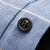 尊首（ZUNSHOU)男士短袖衬衫春季青年大码修身格子长袖商务衬衫(蓝色 XL)第4张高清大图