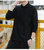 花花公子男士棉质秋季长袖POLO衫700(黑色 M)第3张高清大图