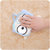 毛巾 卡通可爱加厚挂式擦手巾B852创意厨房浴室吸水擦手布lq300(粉色)第5张高清大图