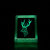 批发零售北欧实木动物小鹿灯3D视觉LED小夜灯木质台灯生日礼物(绿)第10张高清大图