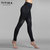 TITIKA瑜伽服专业运动瑜珈长裤夜跑反光健身裤长款束腿春夏13459(黑色 XL)第2张高清大图