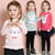 JELISPOON吉哩熊冬季新款女童可爱小兔子T恤(150 淡粉色)第4张高清大图