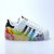 Adidas阿迪达斯三叶草 Superstar 泼墨金标贝壳头运动板鞋 D70351(D70351 45及以上)第3张高清大图