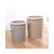 家用创意塑料垃圾桶 客厅简约压圈纸篓 大号卫生间垃圾篓垃圾筒(小号粉色)第3张高清大图