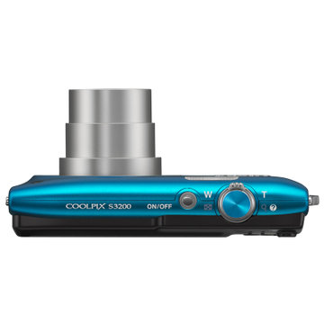 尼康（Nikon）COOLPIX S3200数码相机（蓝色）