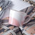 水杯马克杯水杯杯子创意咖啡杯办公室马克杯描金带勺北欧礼盒装生日礼物大容量办公(粉红色Ms-金边- 配金色勺子)第2张高清大图