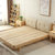 床 实木床 北欧床 全实木橡胶木1.5M1.8米单双人床简约现代大小户型日式卧室家具第4张高清大图