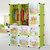 索尔诺卡通衣柜简易儿童组合衣柜环保宝宝衣橱婴儿衣物树脂收纳柜(黑色12门2挂 A3212)第3张高清大图