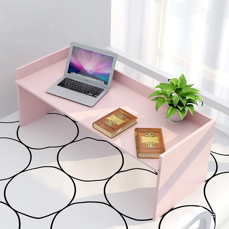 凡羽学生宿舍床上书桌寝室笔记本电脑桌(淡粉