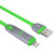 aigo爱国者 DL102 二合一通用USB数据线/充电线 1米 绿色 适于IPhone5s/6/6s/6s plus/三星/小米/魅族/HTC/华为等第3张高清大图